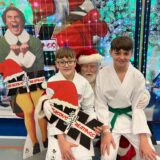 santa at Christmas kumite river max