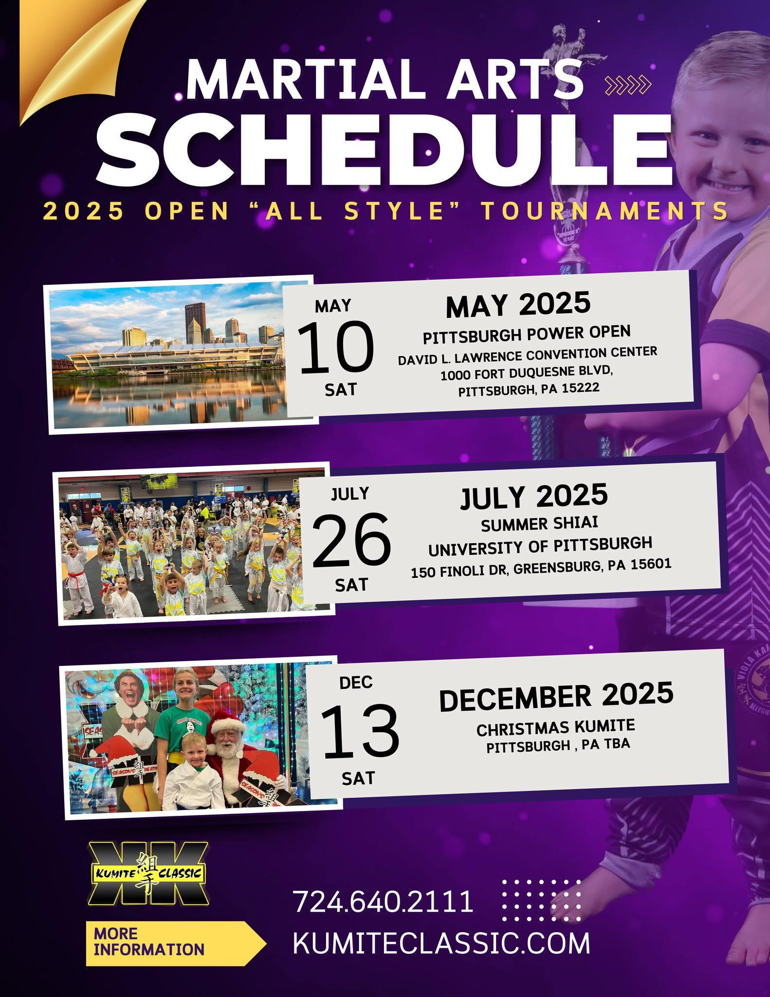 upcoming kumite classic events