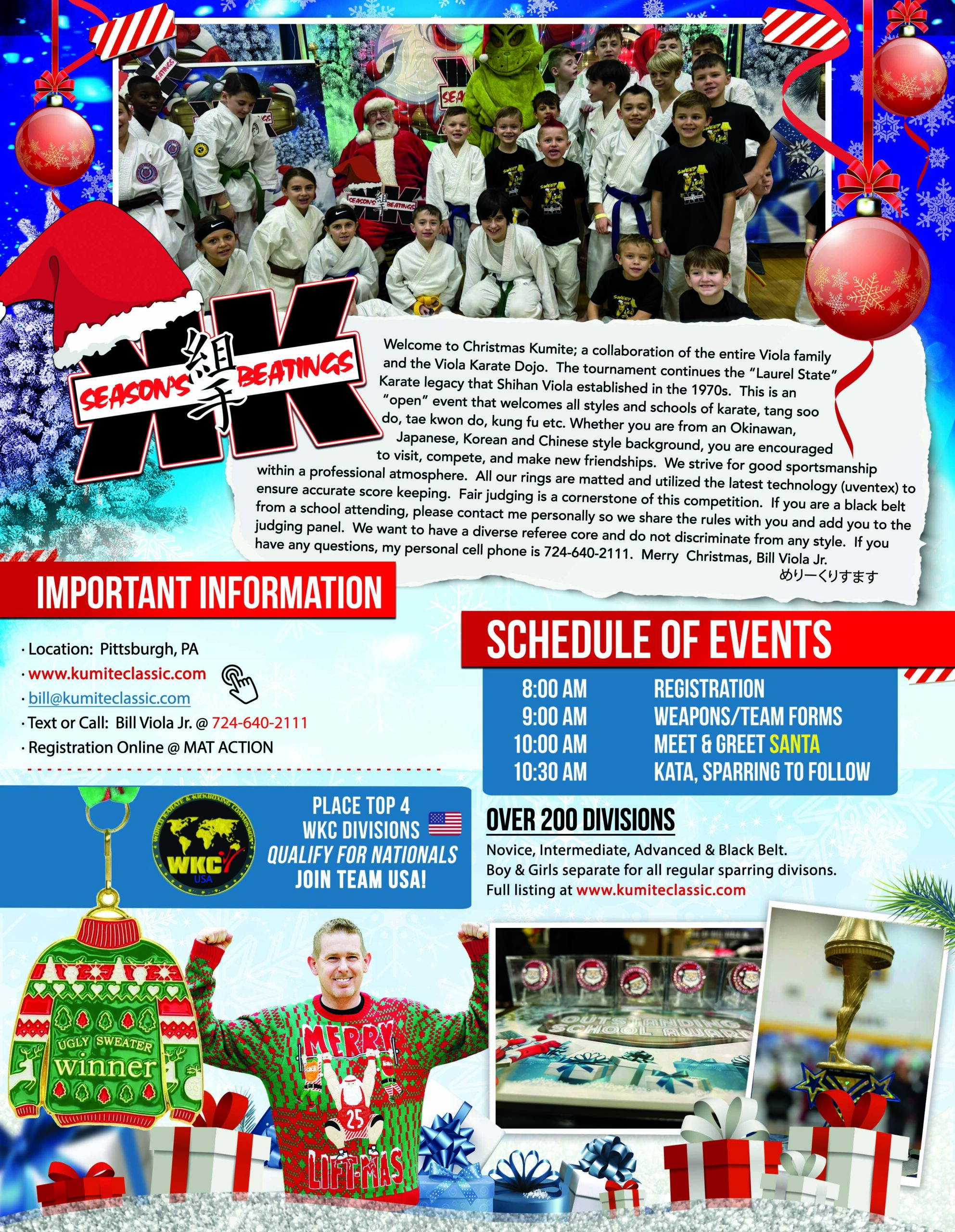 christmas kumite flyer
