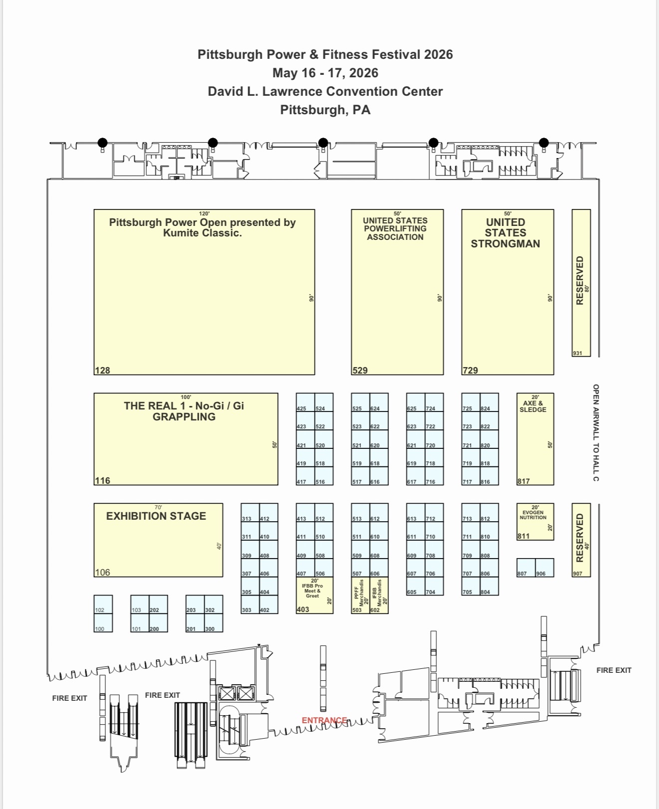 kumite classic power layout