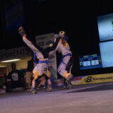 cartwheel sport karate kick